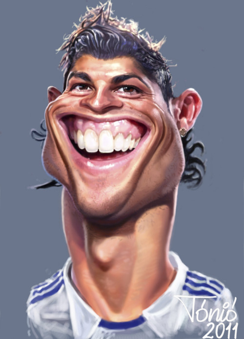 real madrid caricature